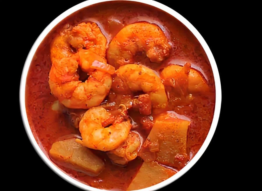 77. Shrimp Bhuna